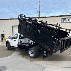 custom flatbed dump body 12 foot long