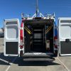 Ranger Design van interior with shelving and tool storage