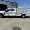 Ford F-250 Animal Control Transport Body with stainless steel cages and rear step bumper