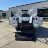 9-foot Diamond service body mounted on a 2026 Ford F-450 60-inch CA chassis, painted white with open-top compartments and aluminum diamond overlay lids.”