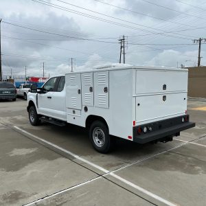 Diamond 8-foot animal control transport body with six stainless compartments and aluminum