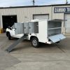 Diamond AB-6AC-98 Animal Transport Body for Chevy 2500HD with stainless-steel cage compartments and roof-mounted ventilation fans