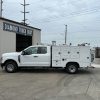 Diamond Truck Body Model AB-AC6-96-SACCO2 Animal Control Service Body mounted on Ford Super Duty chassis with six live animal compartments and white municipal fleet finish