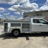 municipal fleet service truck with beacon light