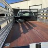 Apitong hardwood flatbed with toolboxes