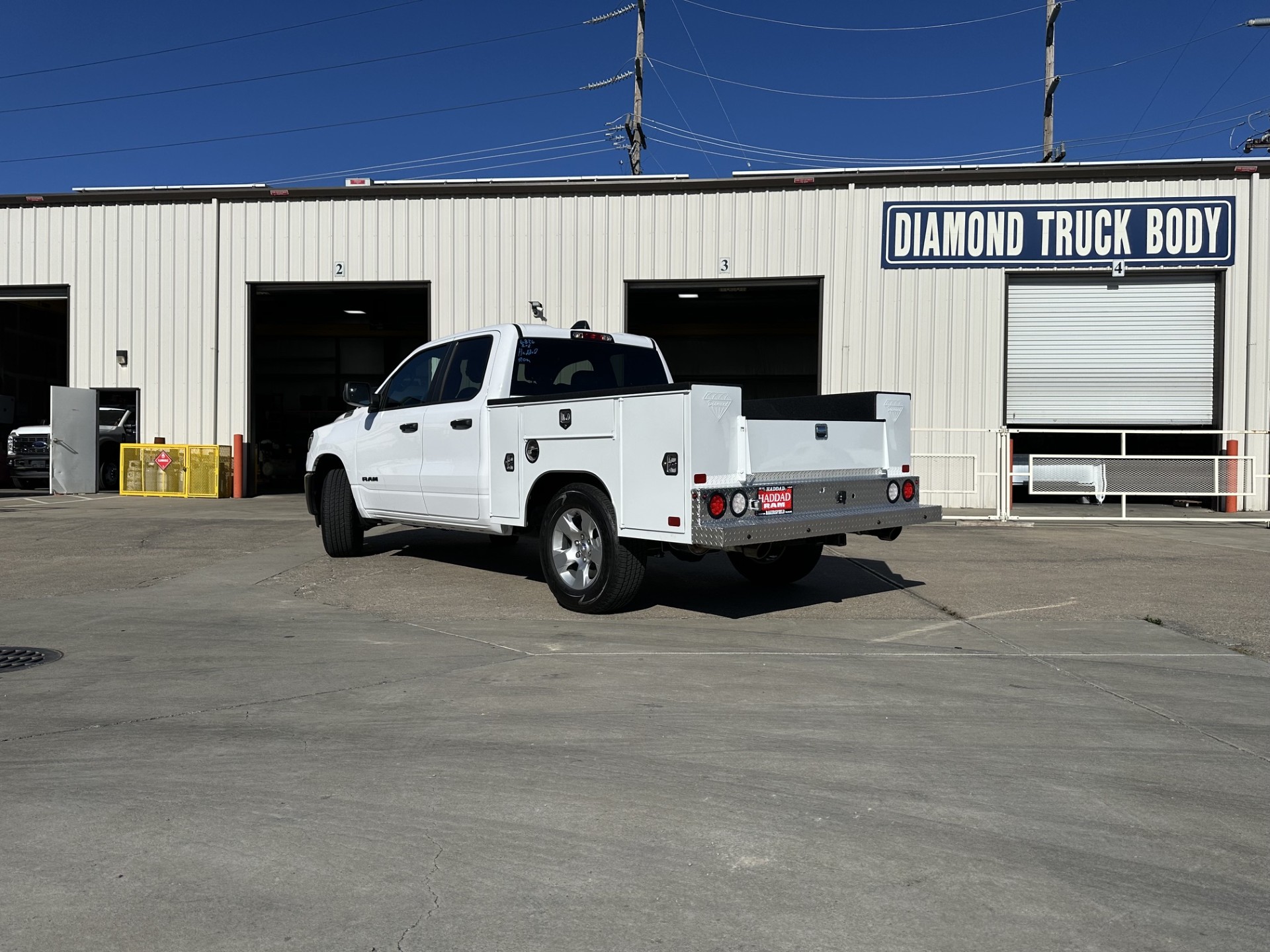 RAM 1500 utility truck with aluminum service body