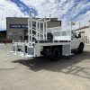 RAM 3500 traffic maintenance truck with post puller
