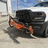 RAM 3500 traffic maintenance truck with post puller