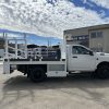 RAM 3500 traffic maintenance truck with post puller