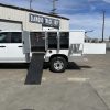 municipal animal control vehicle with loading ramp