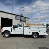 Ford F-350 landscape service body with dump insert